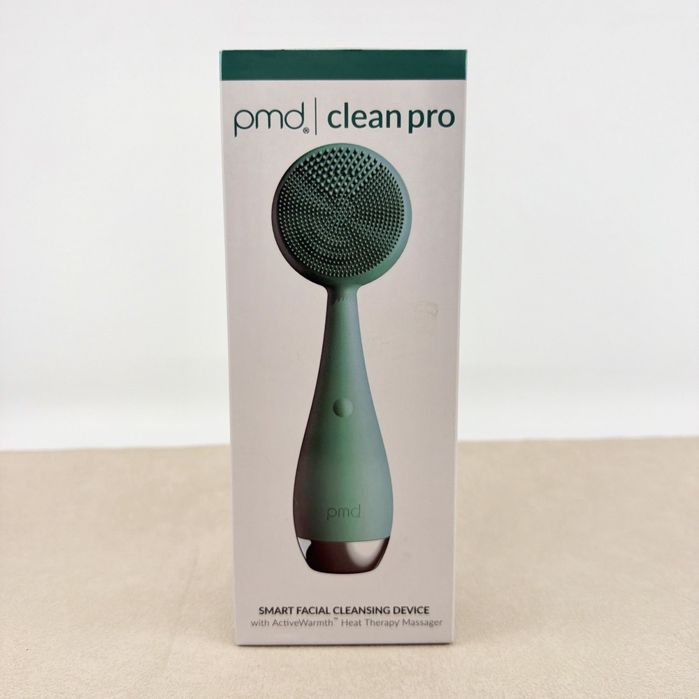 PMD Clean Pro Smart Facial Cleansing Device Teal Heat Therapy Massage NIB SEALED